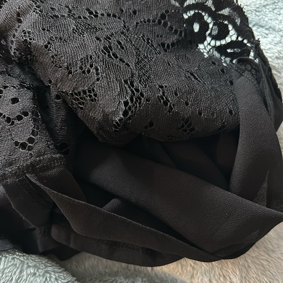 Black Lace Rachel Roy Sleeveless Top-M - Picture 7 of 12